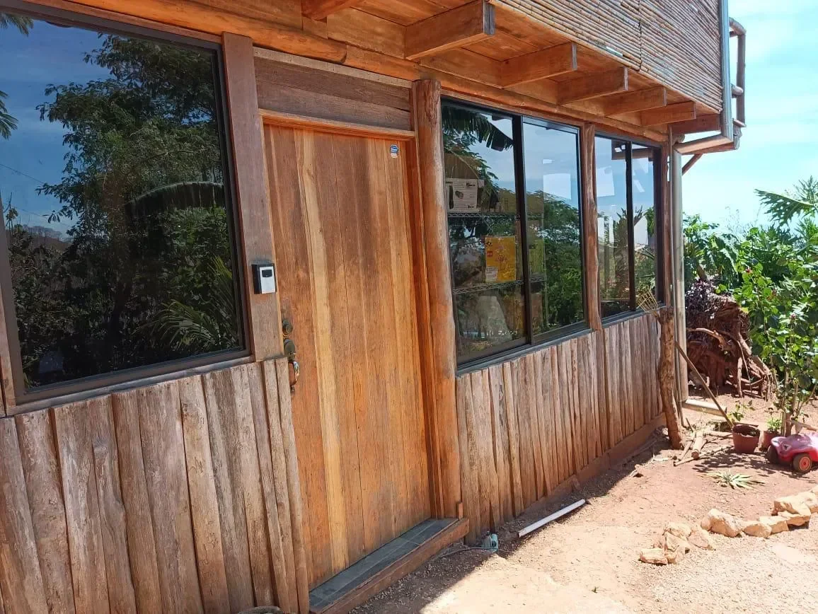 Finca Curcuma: Organic ocean view house built on a 2 hectares finca in San José de la Montaña