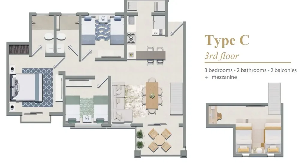 Condo Las Palmas: Pre-sale of 2 and 3-bedroom units in the third building under construction  Villareal  Tamarindo. photo 13