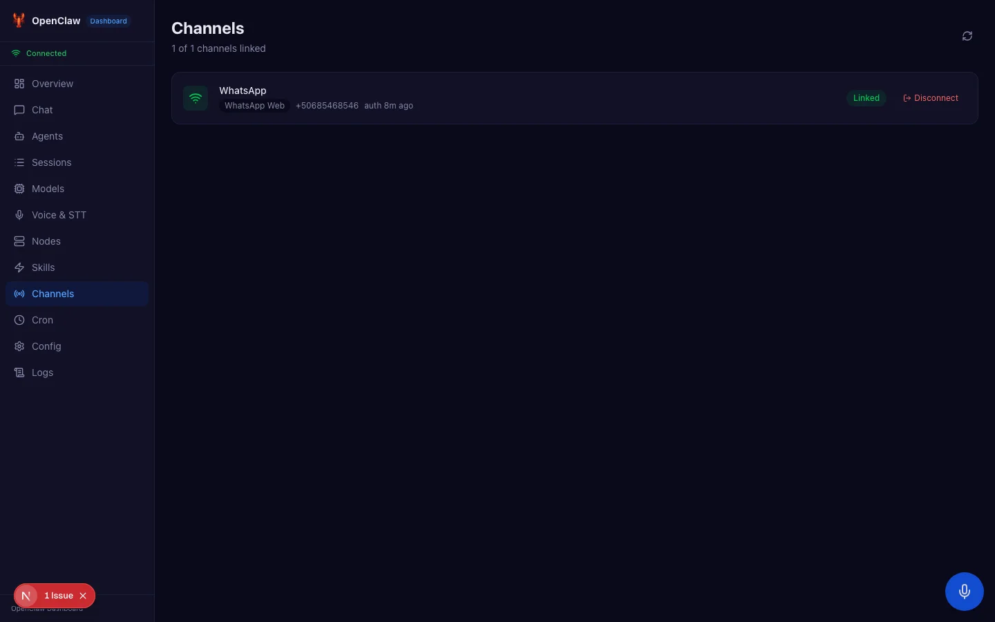 Channels with WhatsApp QR Login
