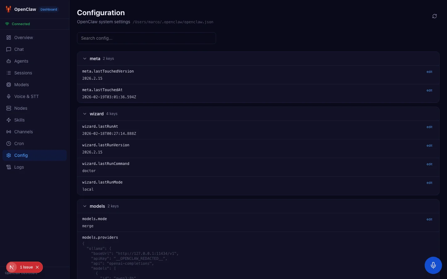 Configuration Tree Editor